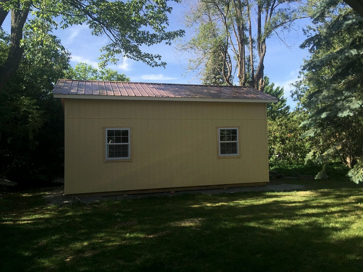 12×24 Raised Wall Shed