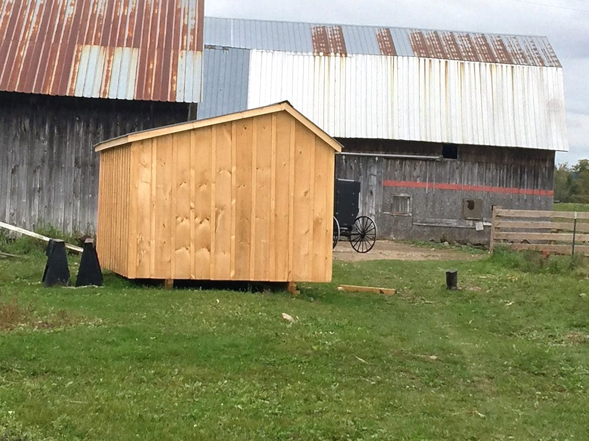 Lean Roof Style Board and Batten