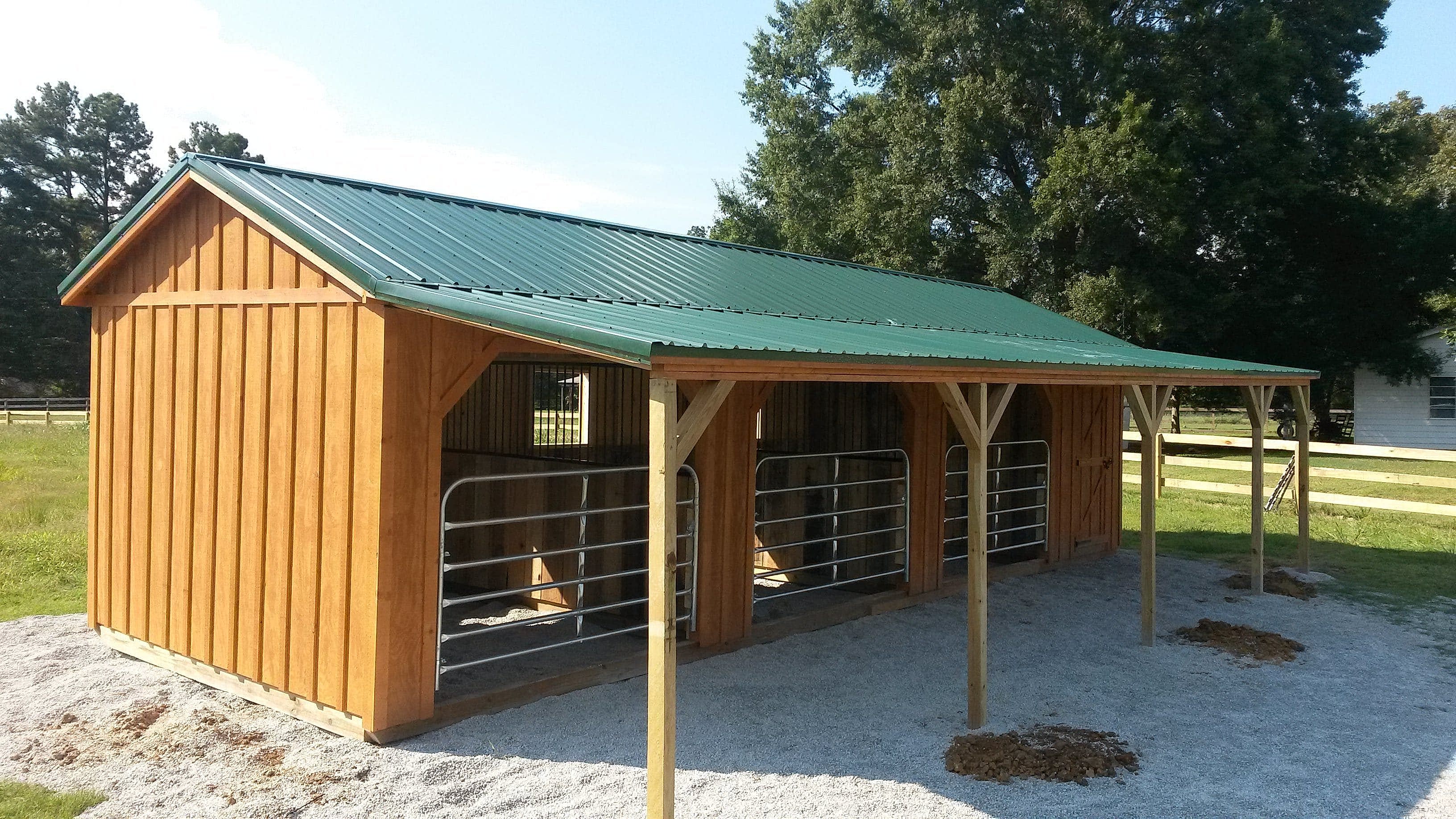 Run In With Roof Overhang