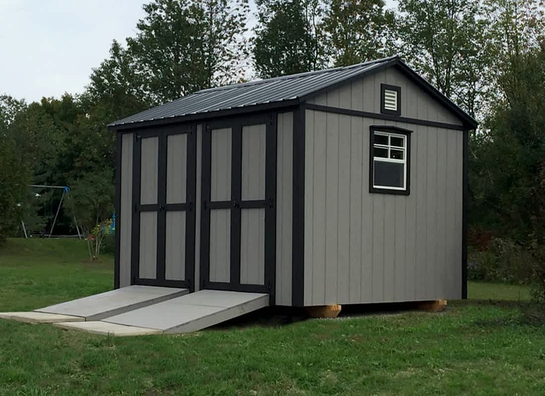 Double Storage Shed