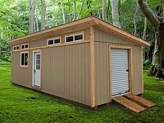 LP Smartside Lean Roof Custom 12×32