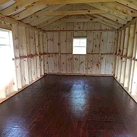 Inside View 12 x 24 Board & Batten