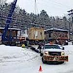 Crane Lift Delivery