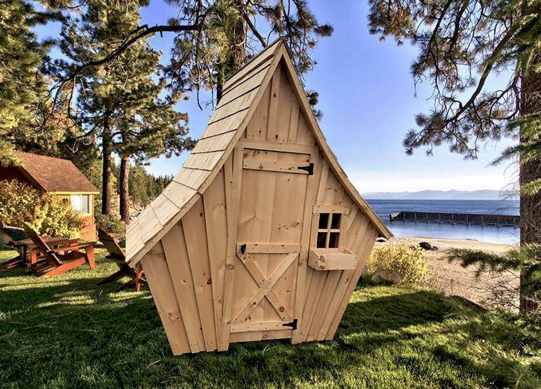 Special Designed Small Shed or Outhouse