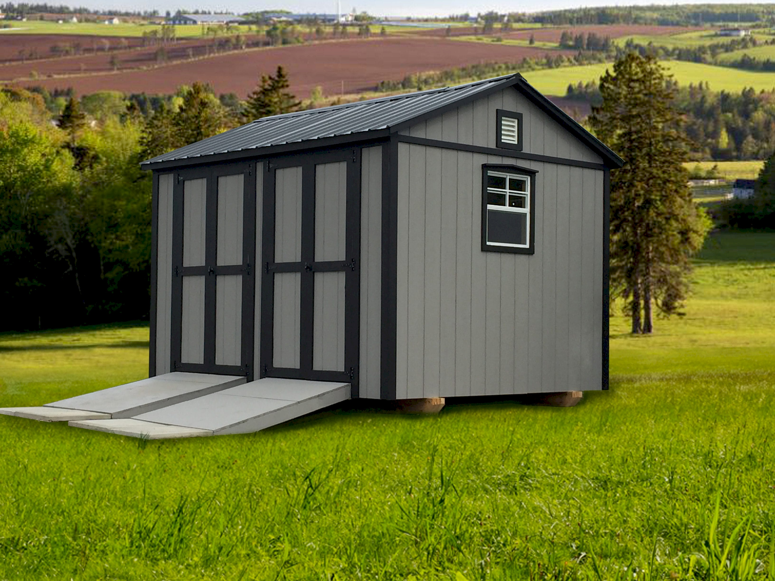 10×22 LP Smartside Double Door