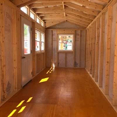 Inside Shed Build Views