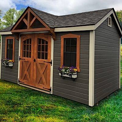 Board and Batten Clap Board Style Storage Buildings