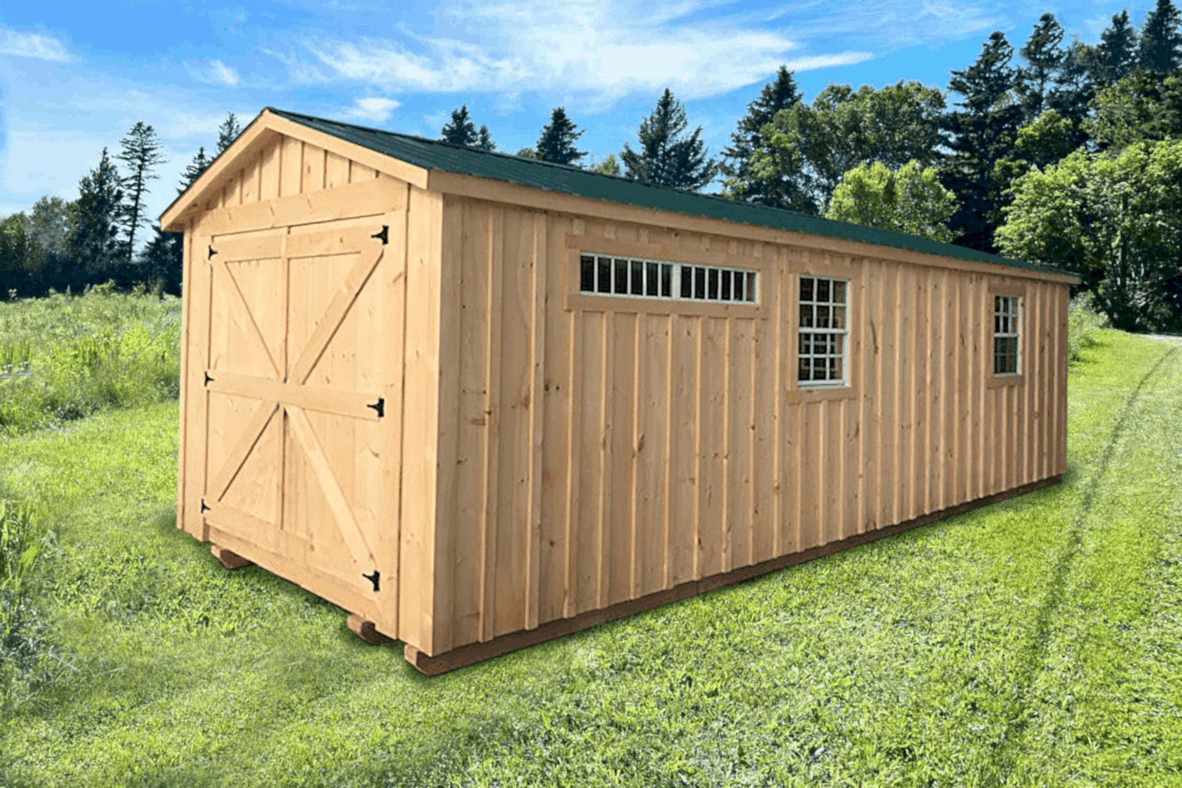 Right Side View of 12×30 Board and Batten