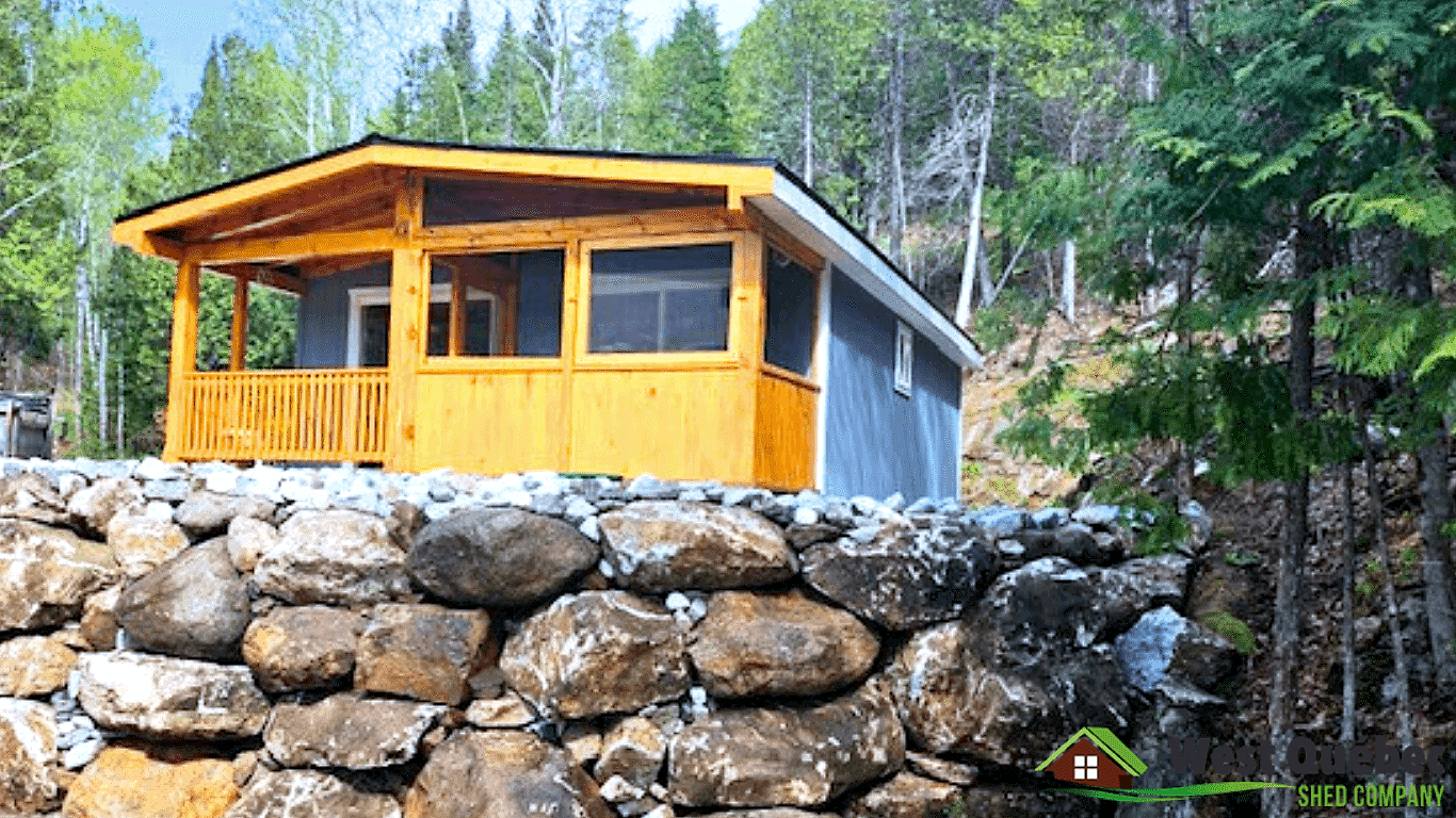 Tiny Home Double Wide with Porch