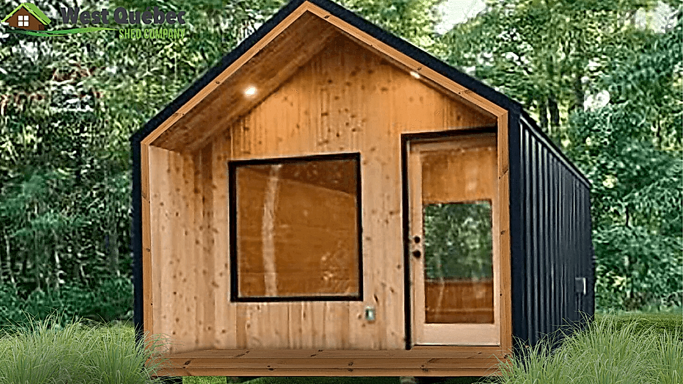 Tiny Home with Modern Design and Mini Porch