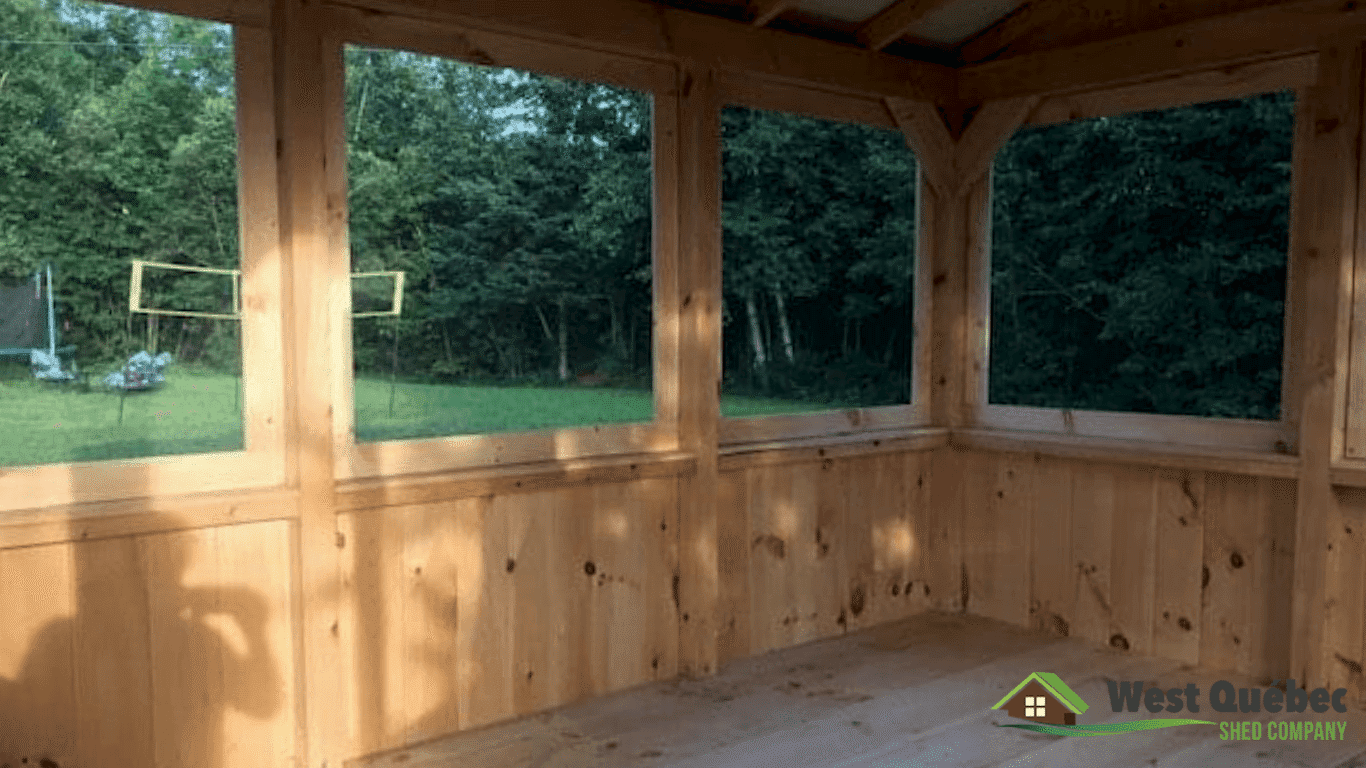 Inside Gazebo