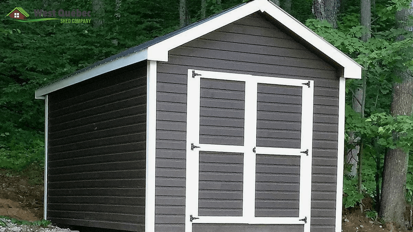 Storage Shed with Double Doors