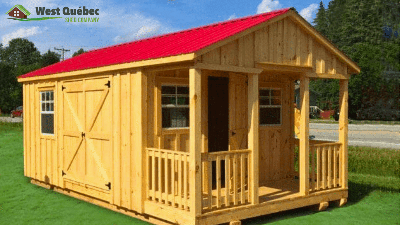 Storage Shed with Porch