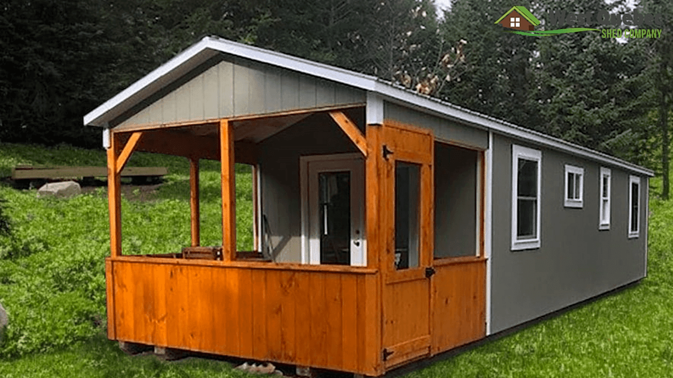Cottage with Enclosed Front Porch