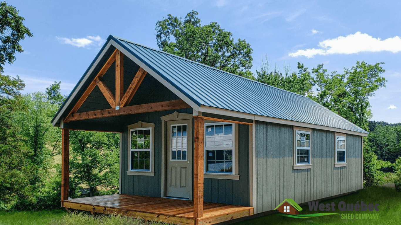 Cottage with Front Porch and Single Door