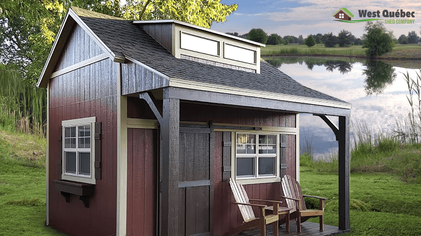 Bunkie with Barn Door and Porch