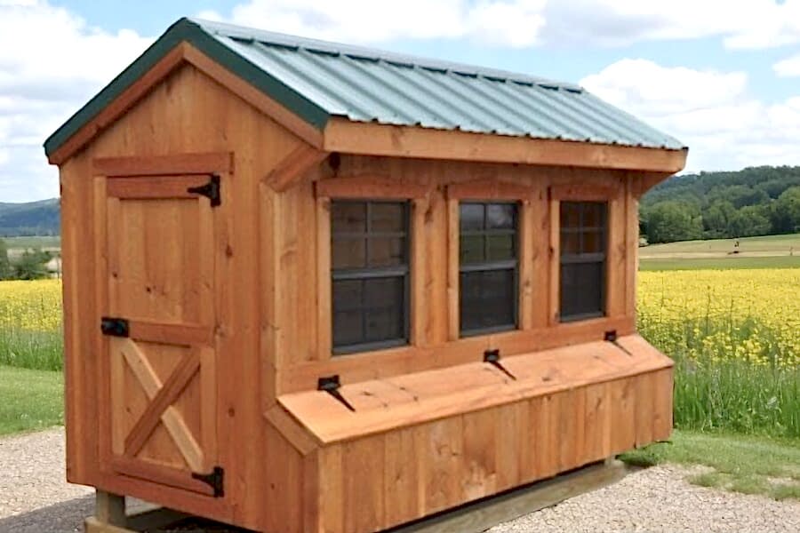 Chicken Coop with Windows